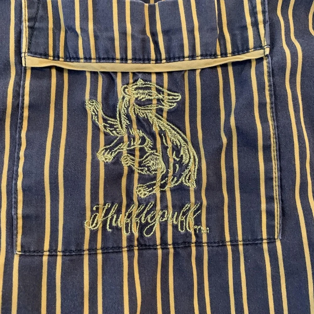 Pottery Barn Teen Pajama Tops Small Harry Potter Gryffindor Hufflepuff Lot‎ Of 2